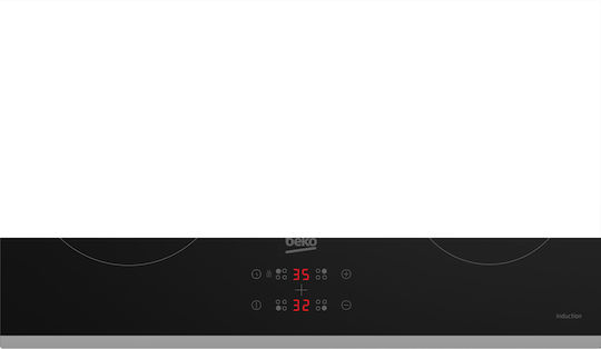 Beko HII 64402 MTX Induction Cooktop Autonomous with Child Lock Function 59x52εκ.