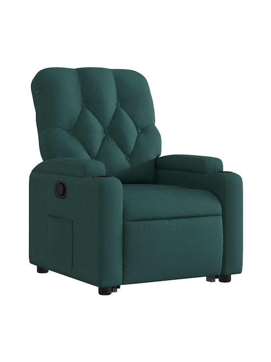 Фотьойл Relax С поставка за крака Dark Green Dark Green 74x86.5x93.5см