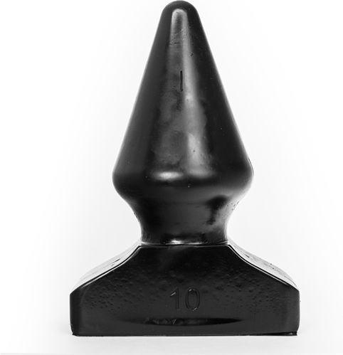 All Black Anal Plug Πρωκτική Σφήνα Μαύρη 20.5cm