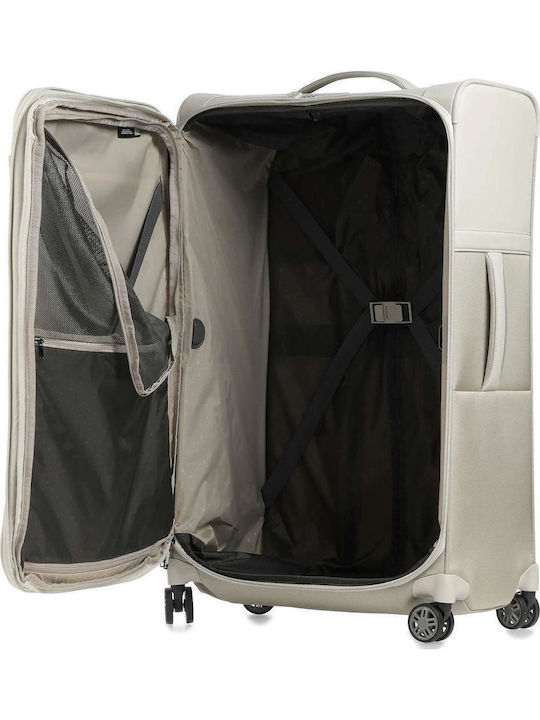 Samsonite Airea Μεγάλη Βαλίτσα Ταξιδίου Υφασμάτινη Μπεζ με 4 Ρόδες Ύψους 78εκ.