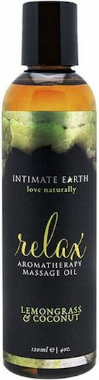 Intimate Earth Relax cu Parfum Lemongrass nucă de cocos 120ml