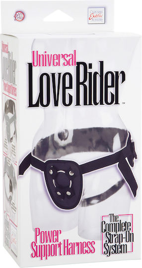 Calexotics Universal Love Rider Power Support Harness Harness in Black Color