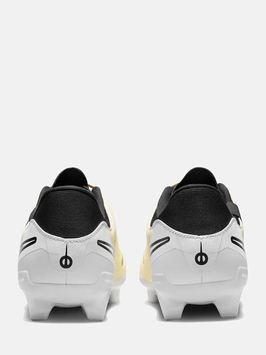 Nike Tiempo Legend 10 Academy Футболни Обувки с Бутони Бяло / Ярко Малиново / Черно
