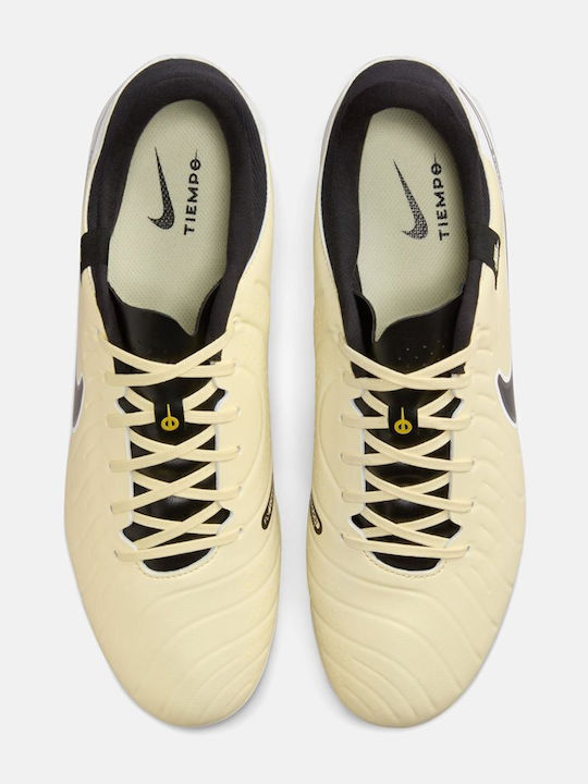 Nike Tiempo Legend 10 Academy Футболни Обувки с Бутони Бяло / Ярко Малиново / Черно