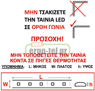 LED Power Supply Waterproof IP67 Power 60W with Output Voltage 24V Eurolamp