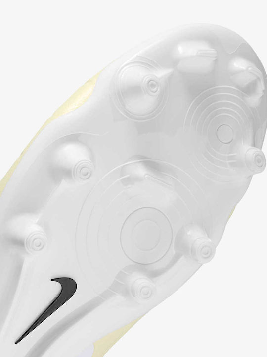 Nike Tiempo Legend 10 Academy Футболни Обувки с Бутони Бяло / Ярко Малиново / Черно