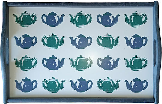 Melina's Collection Ξύλινος Δίσκος Σερβιρίσματος 47x30x5cm
