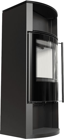 Kratki Tofa Ecodesign Oțel Soba pe lemne 8kW Negru