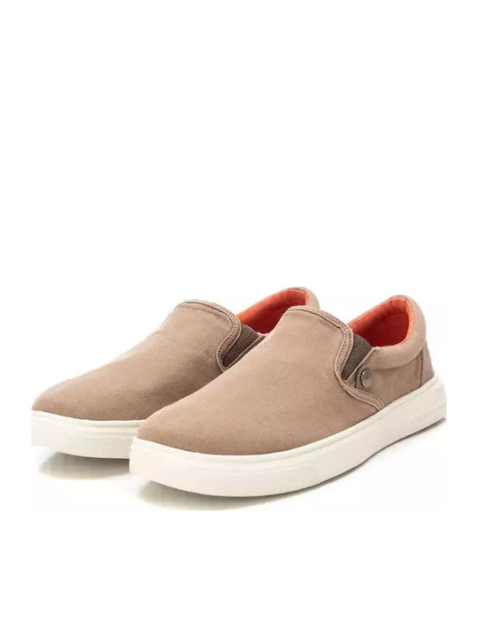 Πάνινα Ανδρικά Slip-On Καφέ