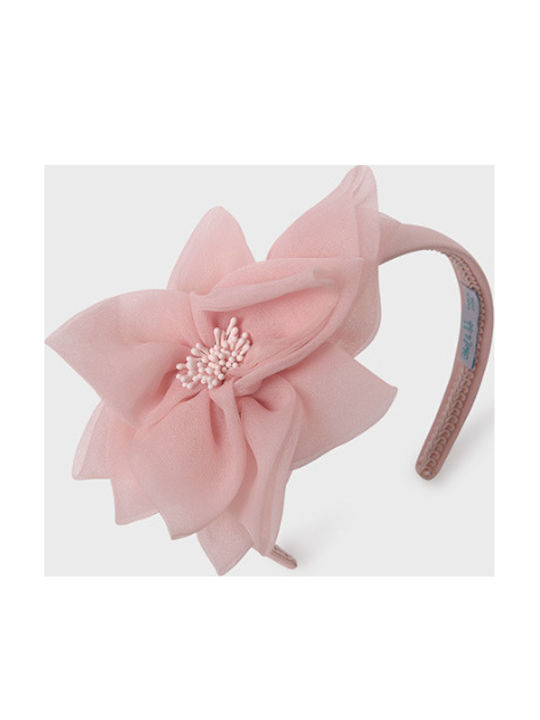 Abel & Lula Kids Headband with Pink Flower Abel & Lula Kids Headband with Pink Flower
