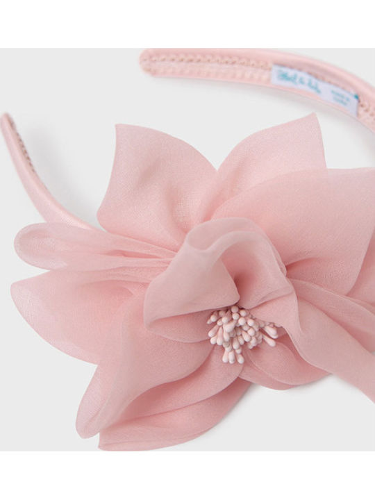 Abel & Lula Pink Kids Headband with Flower