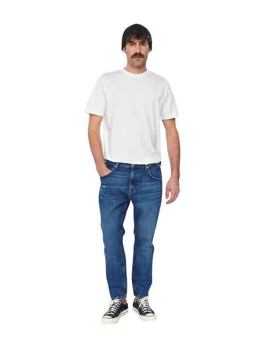 Ανδρικό Παντελόνι Τζιν Slim Tapered Fit Dark Blue