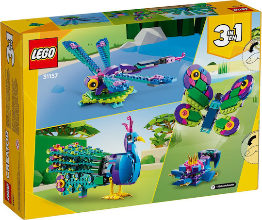 LEGO Creator Exotic Peacock for Ages 7+ 355 Pieces