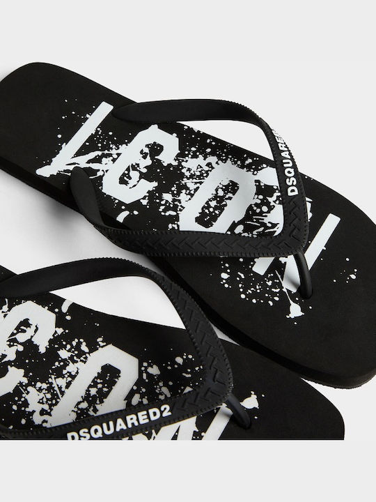 Icon Splash Men's Flip Flops Black
