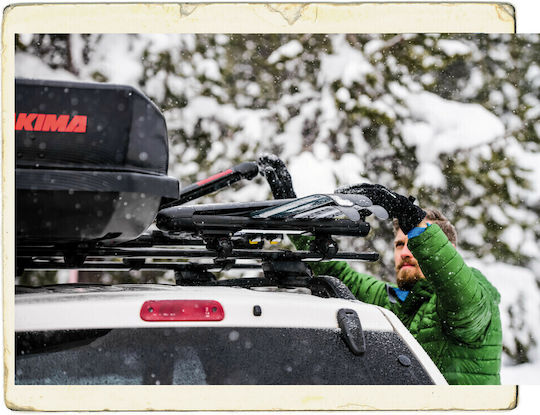 Yakima Fatcat 4 Evo Car Ski Mounts 57cm Suitable for 4 Ski Pairs or 2 Snowboards