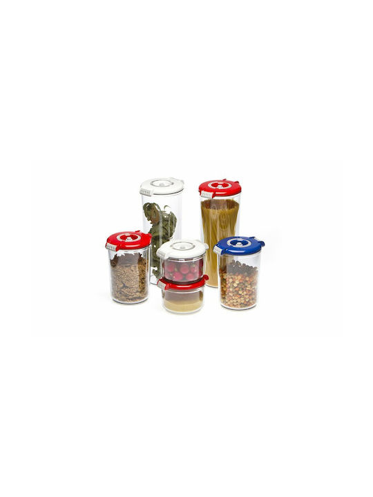Status Vase General Use with Airtight Lid Plastic Transparent 2500ml