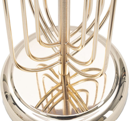 Mauro F Table Lamp with Gold Shade and Base