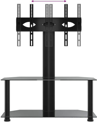 vidaXL 358166 Fernsehhalterung Boden bis 70" Schwarz