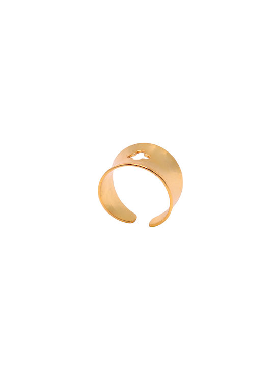 Women's Gold Plated Silver Ring Chevalier