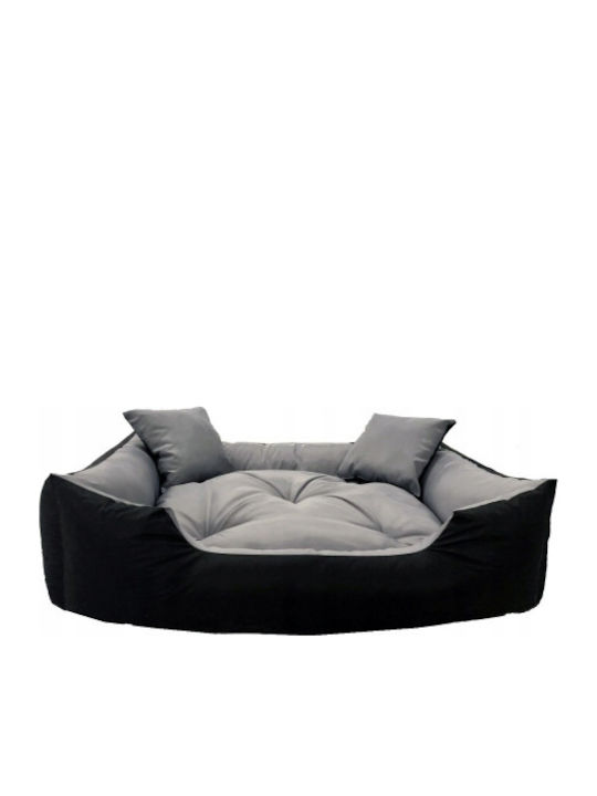 KingDog Καναπές Κρεβάτι Σκύλου Μαύρος 55x45εκ.