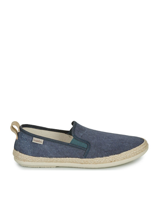 Din material textil Espadrile pentru bărbați în culoarea Albastru