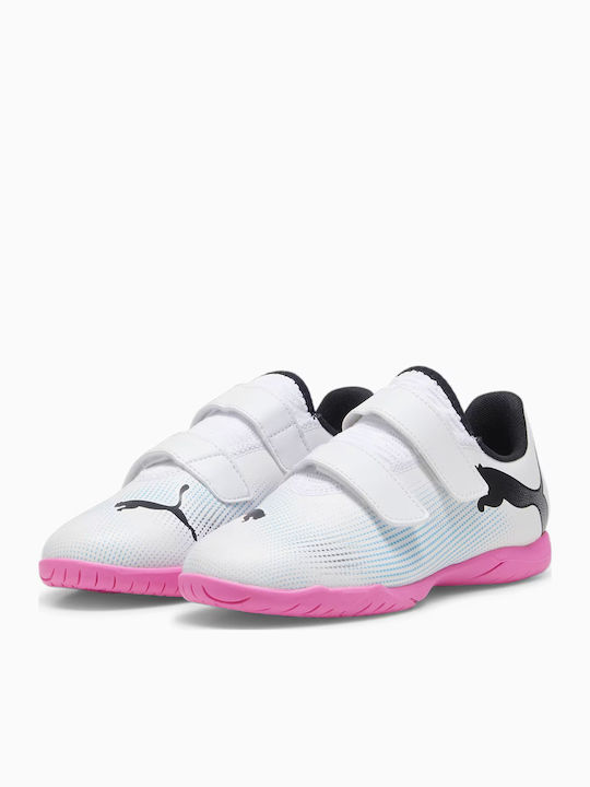Future 7 Play IT IT Kids Soccer Cleats Indoor White