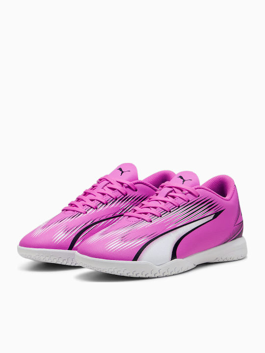Kids Soccer Cleats Shoes Ultra Play with Turf Pink