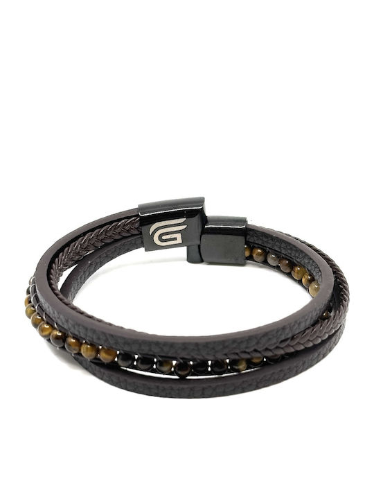Legend Accessories Leder Armband 21cm