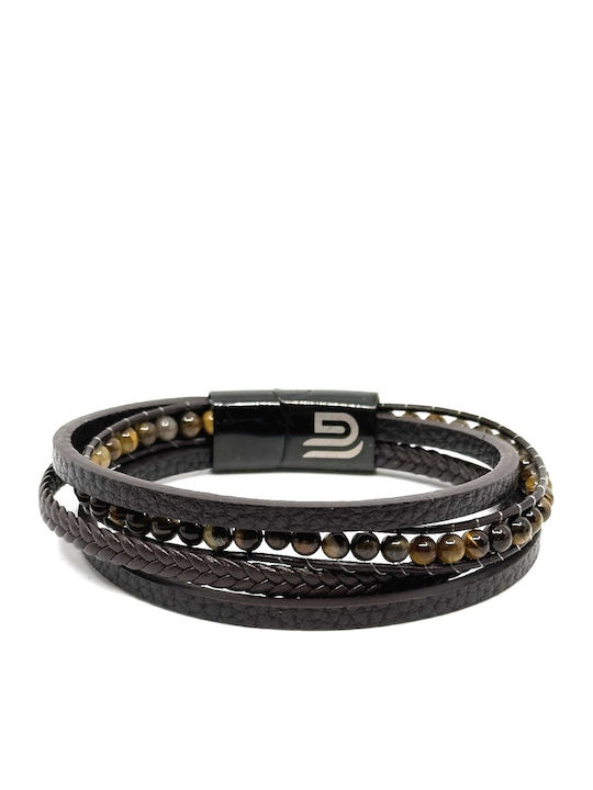 Legend Accessories Leder Armband 21cm
