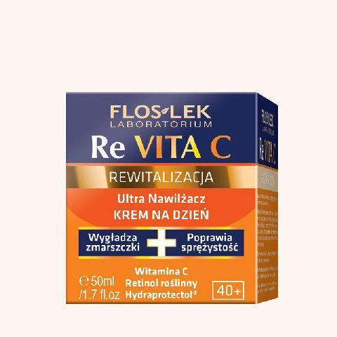 FlosLek Revita C Ultra 24h Moisturizing and Anti-aging Face Cream with Vitamin C 50ml