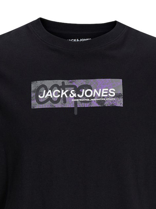 Jack & Jones Herren Kurzarmshirt Black