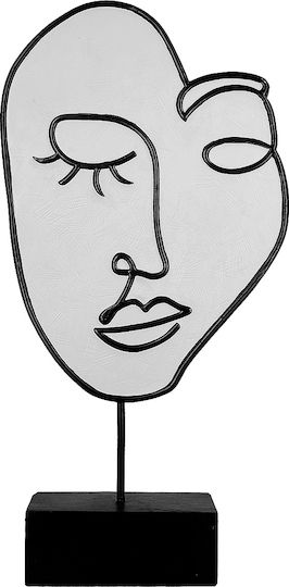 ArteLibre Decorativă Bust din Polirășină 7x19x36.5cm 1buc ArteLibre Decorativă Bust din Polirășină 7x19x36.5cm 1buc