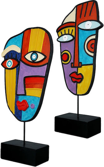 ArteLibre Διακοσμητική Προτομή Πολυρητίνης 7x18x38cm
