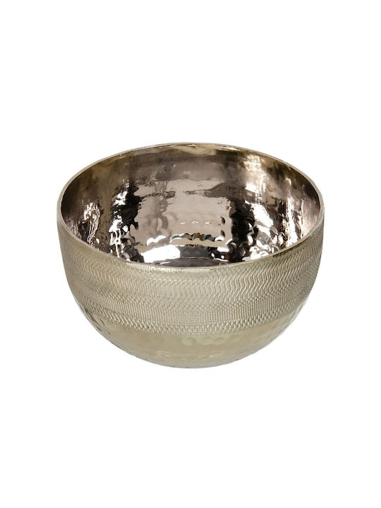 BigBuy Vază Decorativă Aluminiu Aur 15x8.5x15cm 1buc