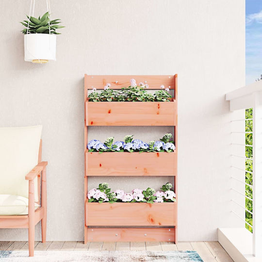 vidaXL Planter Box Plastic Masif Pseudo-Chuga 60x18.5x110cm.