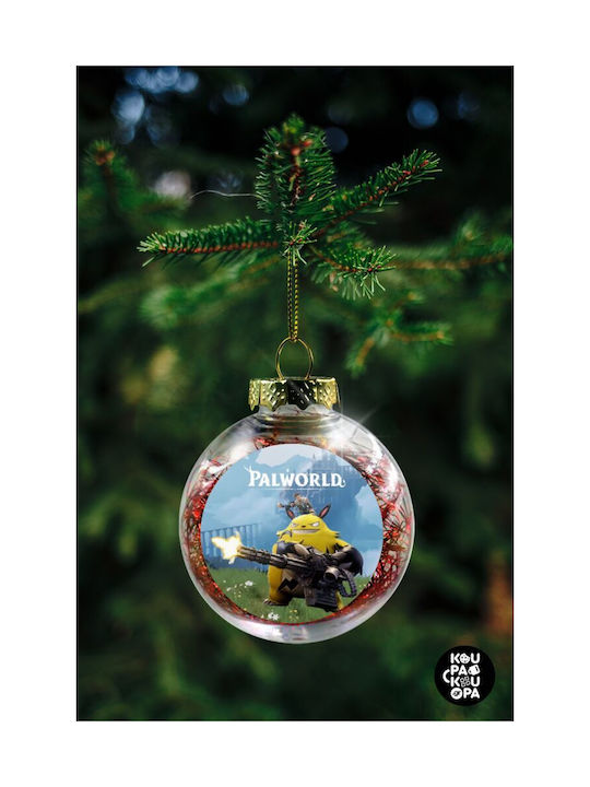 Palworld Christmas Plastic Ball Ornament Transparent 8cm