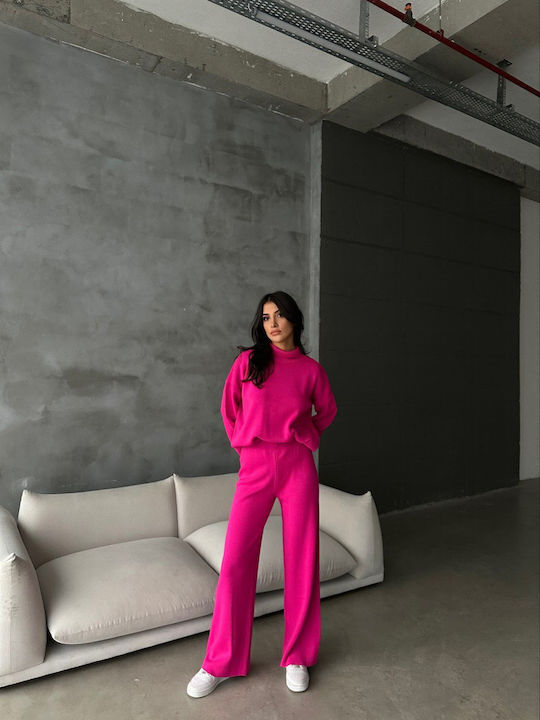 Sobe Damen-Sweatpants-Set Φούξια