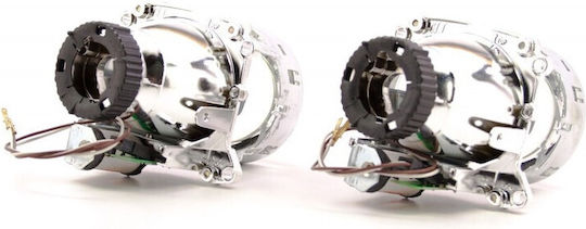 Στρογγυλός Προβολέας Αυτοκινήτου Alfa Romeo Brera Audi A3 BMW E46 Hyundai Coupe Land Rover Range Rover Peugeot 407 Renault Coupe Saab 9-7X Volkswagen Golf Volvo V50 7.62cm 1τμχ