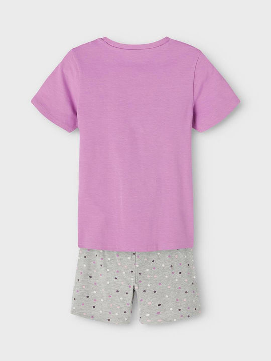 Name It Pijama pentru copii De vară De bumbac Irish Orchid