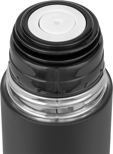 N'Oveen Μπουκάλι Θερμός Ανοξείδωτο 500ml Μαύρο