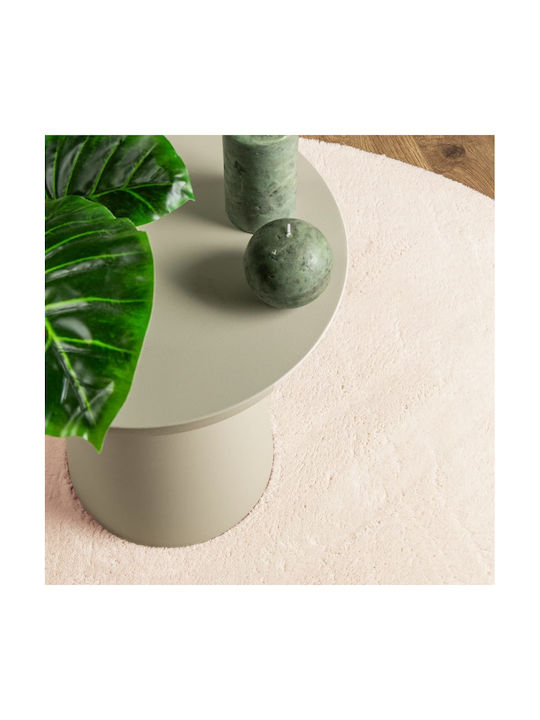 vidaXL Huarte Antiderapant Covor Rotund Bej