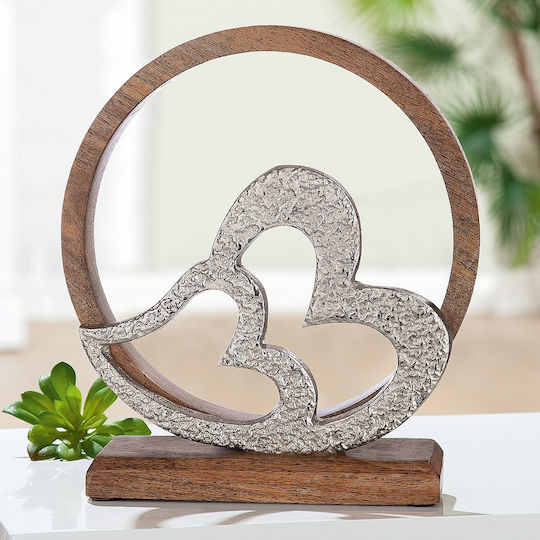 ArteLibre Dekorative Herz aus Aluminium 5x24x26cm 1Stück