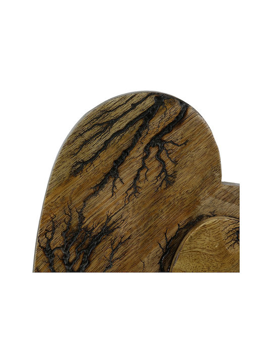 ArteLibre Διακοσμητική Καρδιά από Ξύλο 17x17cm