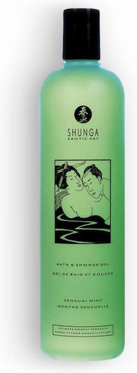 Shunga Bath & Shower Αφρόλουτρο για Γυναίκες με Άρωμα Sensual Mint 500ml