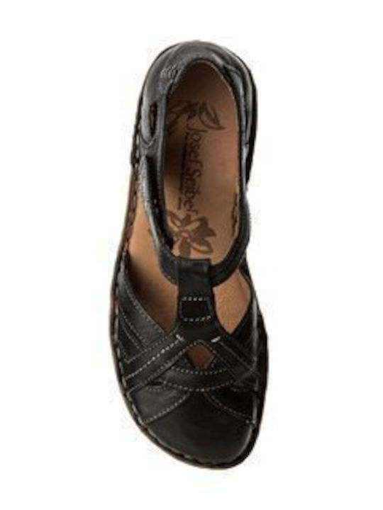 Flache Sandalen für Damen in Schwarz Farbe