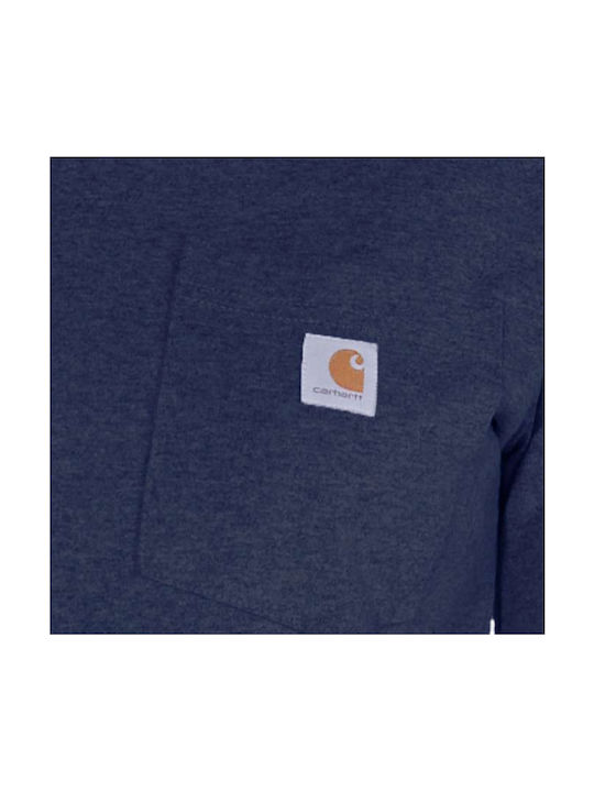 Carhartt T-Shirt Εργασίας Navy Μπλε