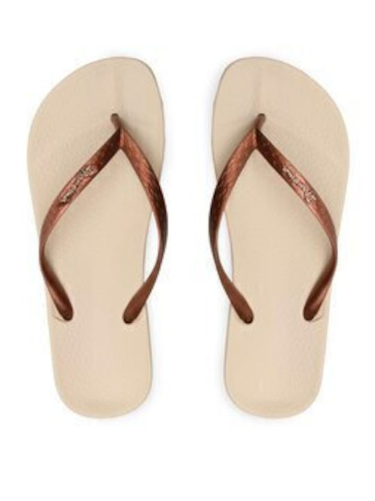 Tan Fem Women's Flip Flops Brown