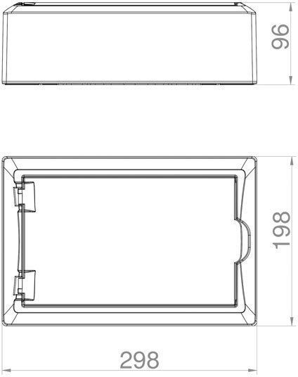 Eurolamp Ηλεκτρολογικός Πίνακας Π198xΥ298xΒ95mm 151-25122