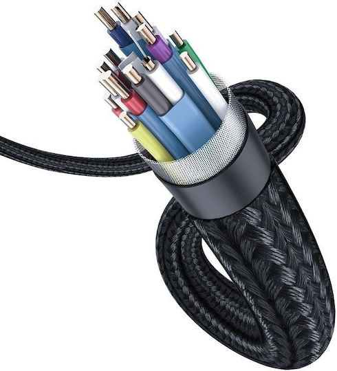 Baseus Enjoyment HDMI 2.0 Premium High Speed 4K 60Hz HDR Cable HDMI Male - HDMI Male 2m Gray