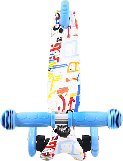 Lorelli Kids Scooter Foldable Mini 3-Wheel Blue